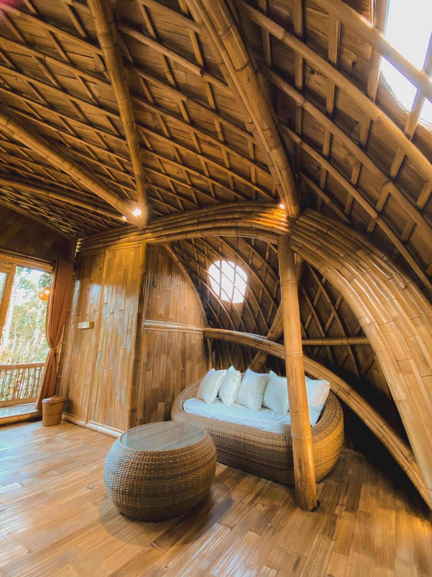 Villa Alamvaya Bali Bamboo House Sidemen  Esterno foto