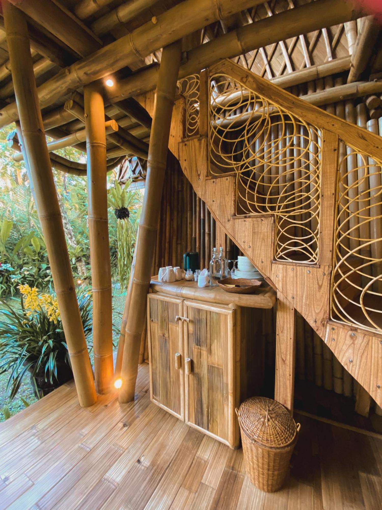 Villa Alamvaya Bali Bamboo House Sidemen  Esterno foto