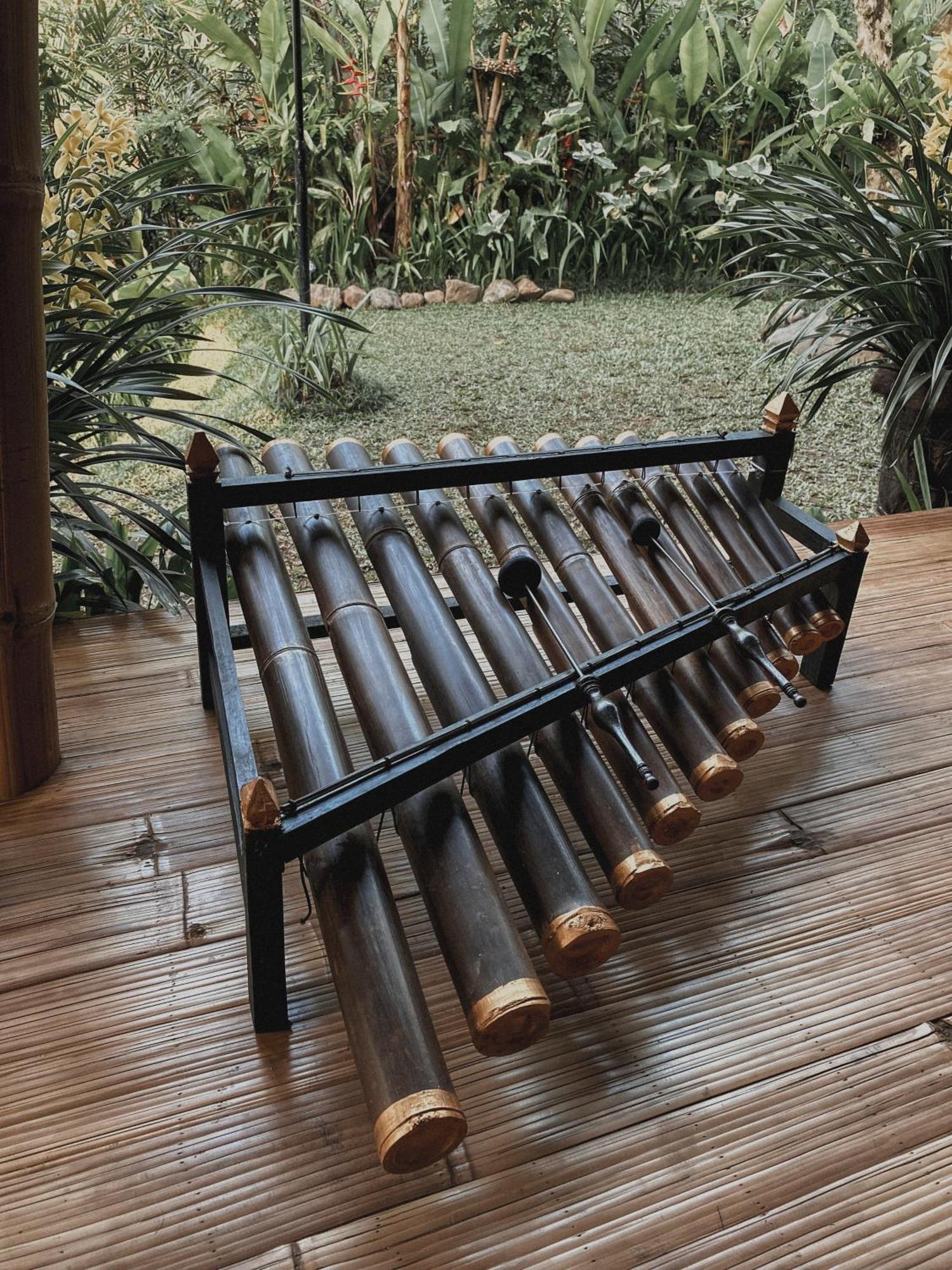 Villa Alamvaya Bali Bamboo House Sidemen  Esterno foto