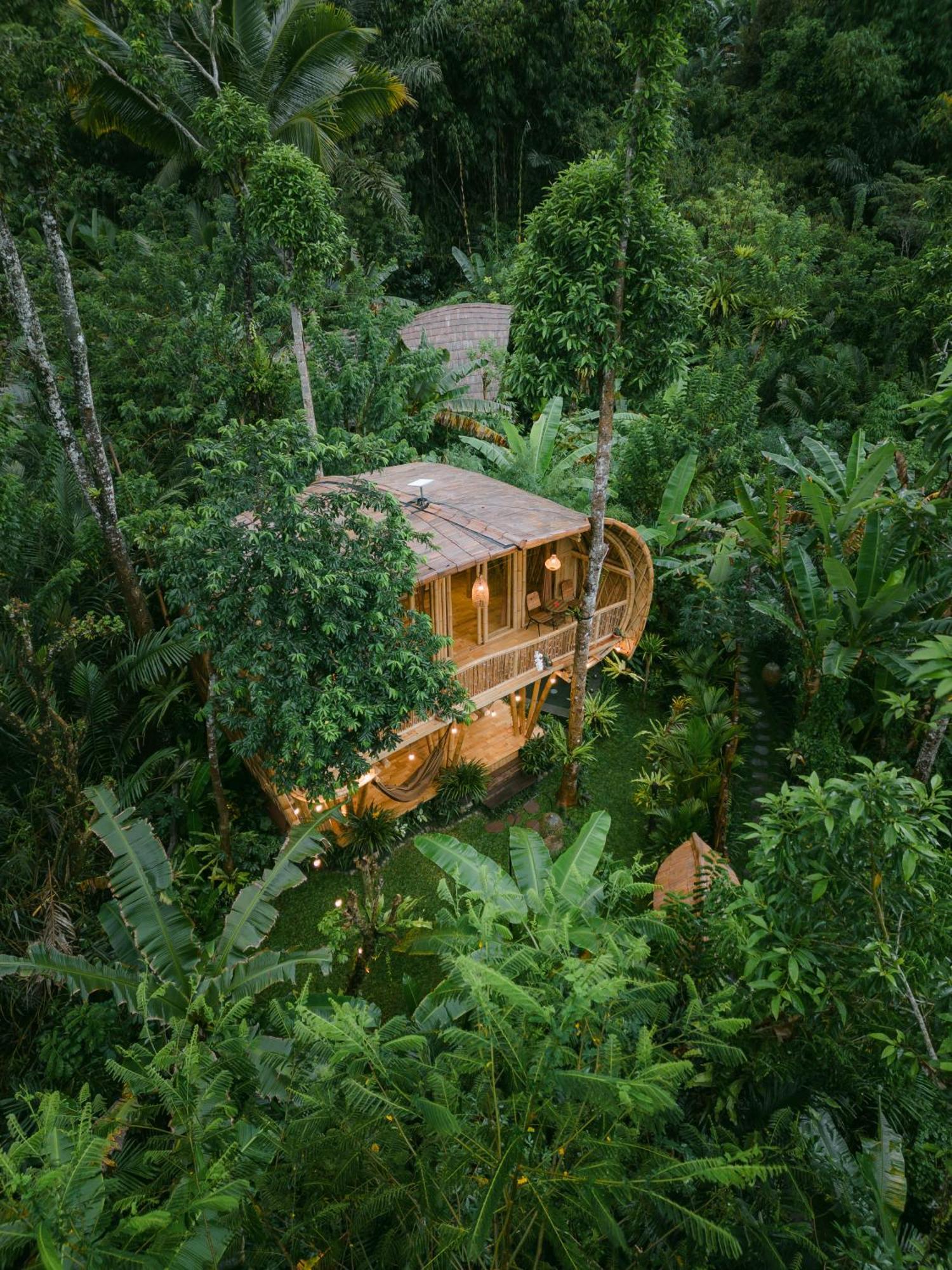 Villa Alamvaya Bali Bamboo House Sidemen  Esterno foto