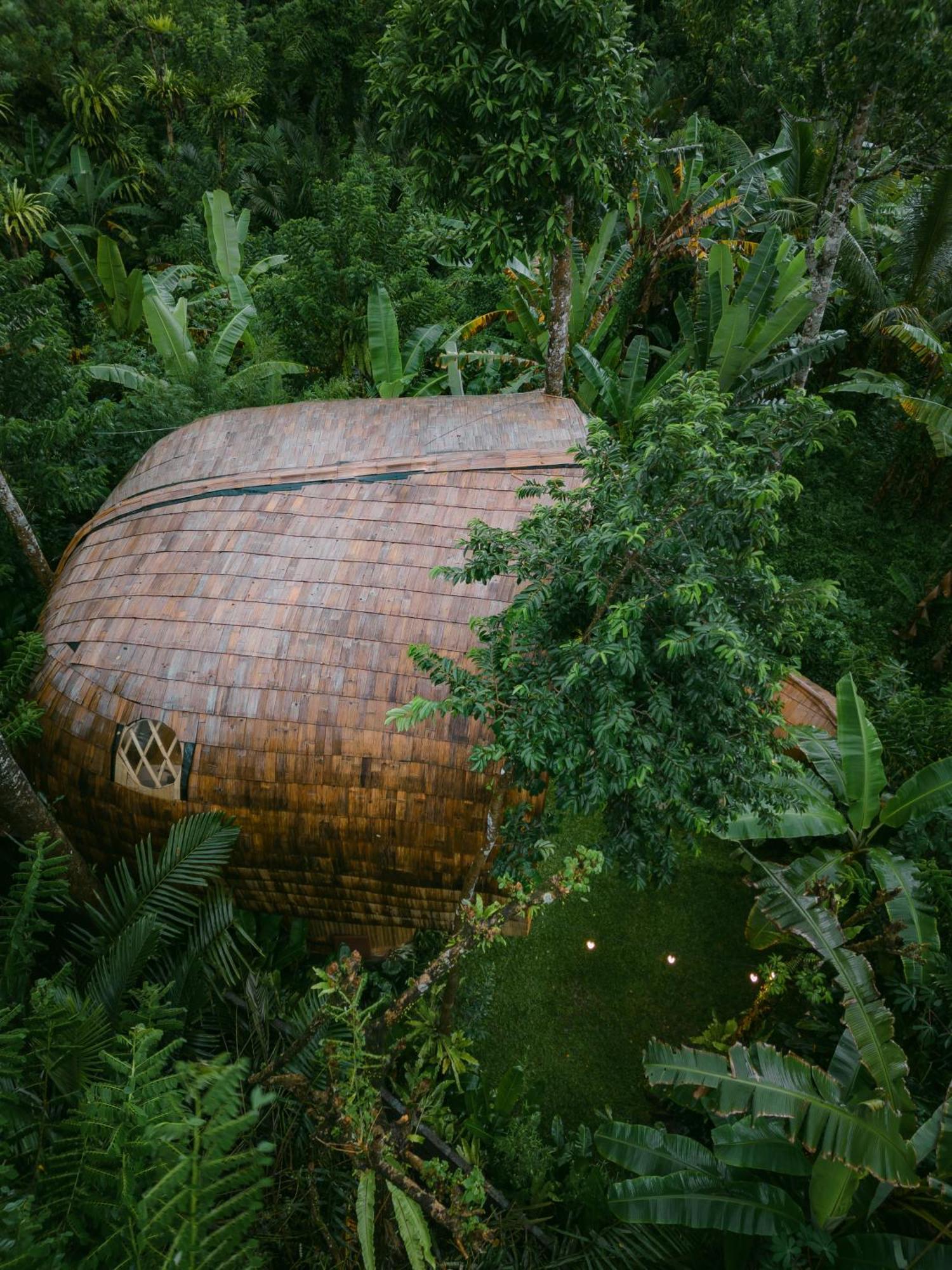 Villa Alamvaya Bali Bamboo House Sidemen  Esterno foto