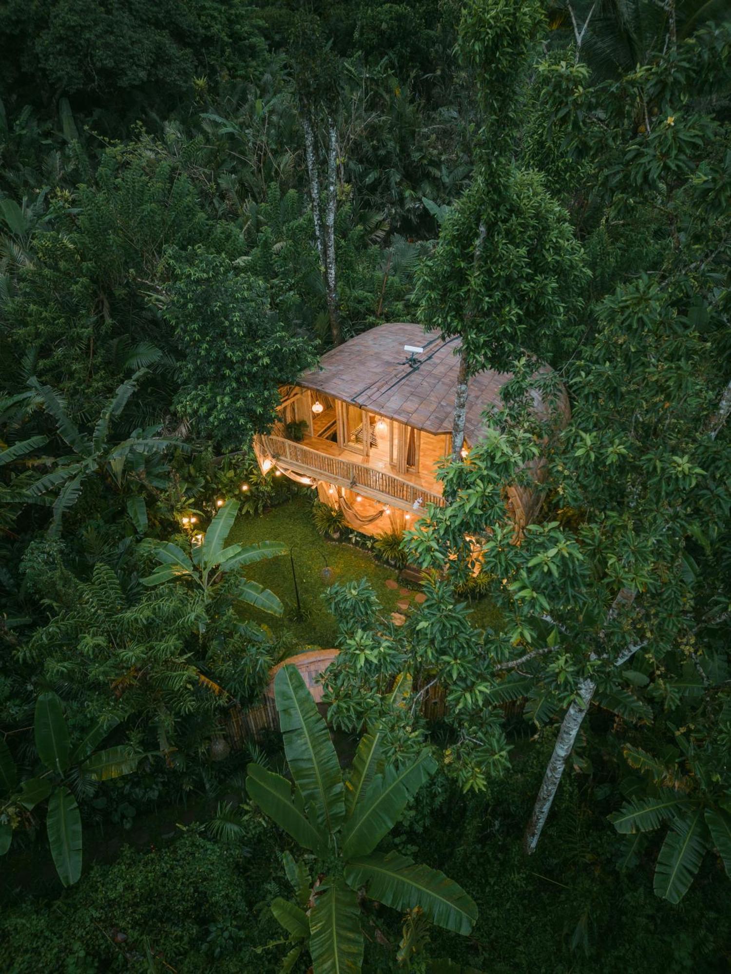 Villa Alamvaya Bali Bamboo House Sidemen  Esterno foto
