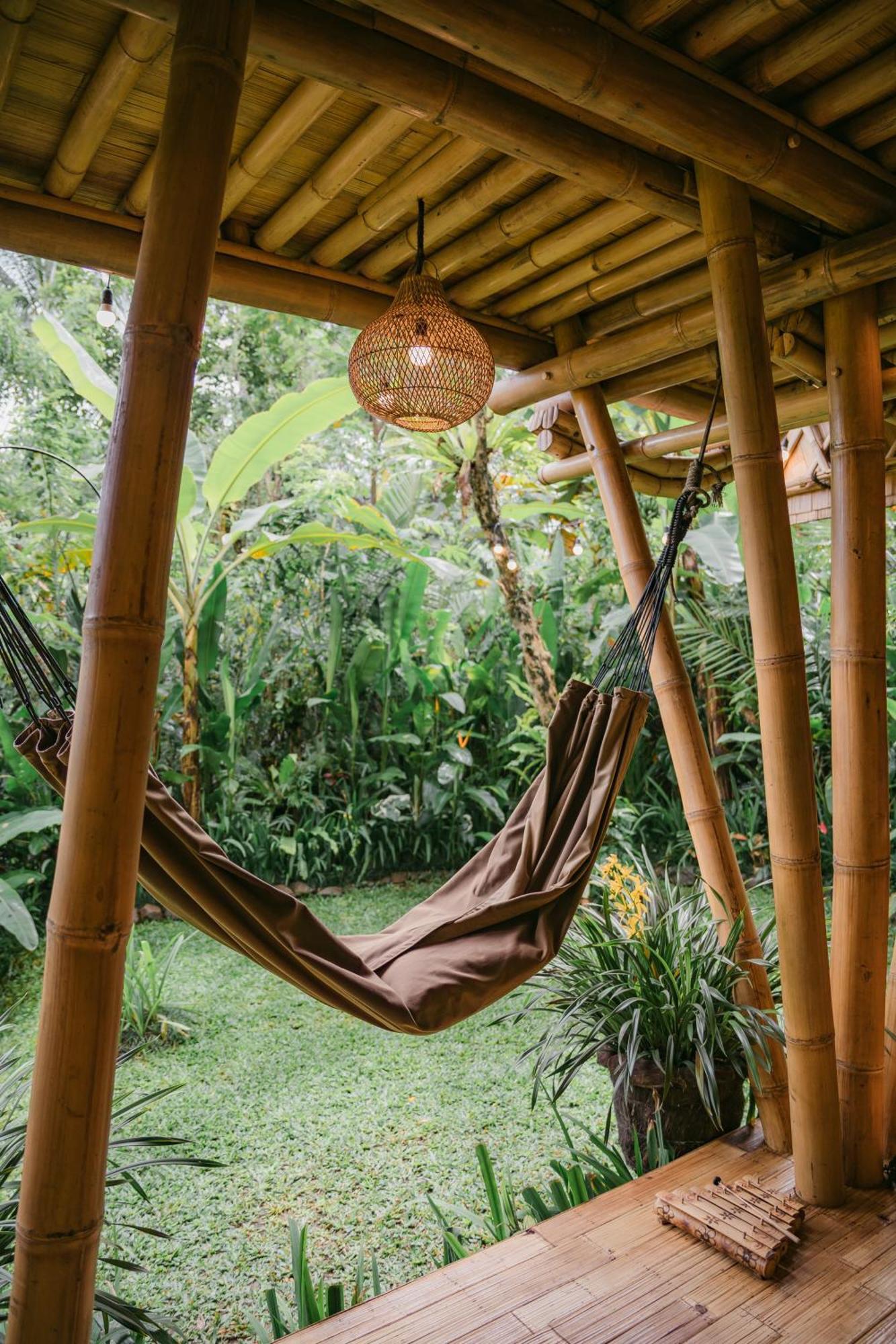 Villa Alamvaya Bali Bamboo House Sidemen  Esterno foto