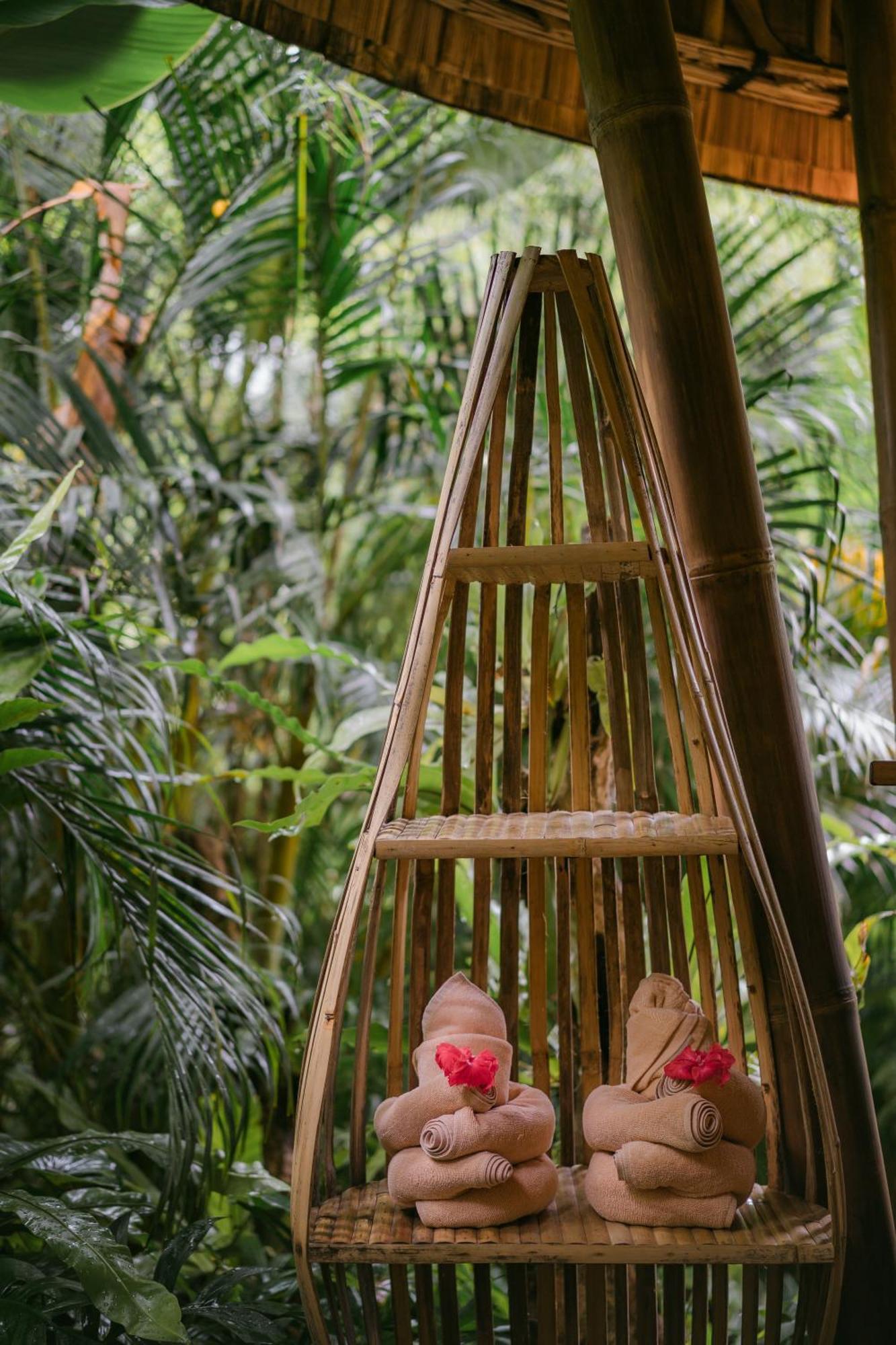 Villa Alamvaya Bali Bamboo House Sidemen  Esterno foto
