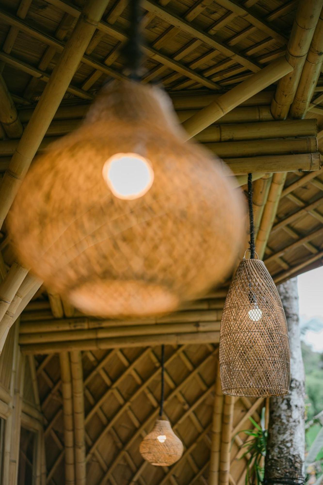 Villa Alamvaya Bali Bamboo House Sidemen  Esterno foto