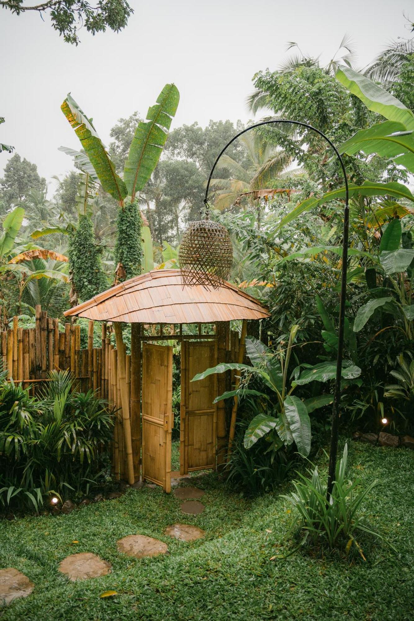 Villa Alamvaya Bali Bamboo House Sidemen  Esterno foto