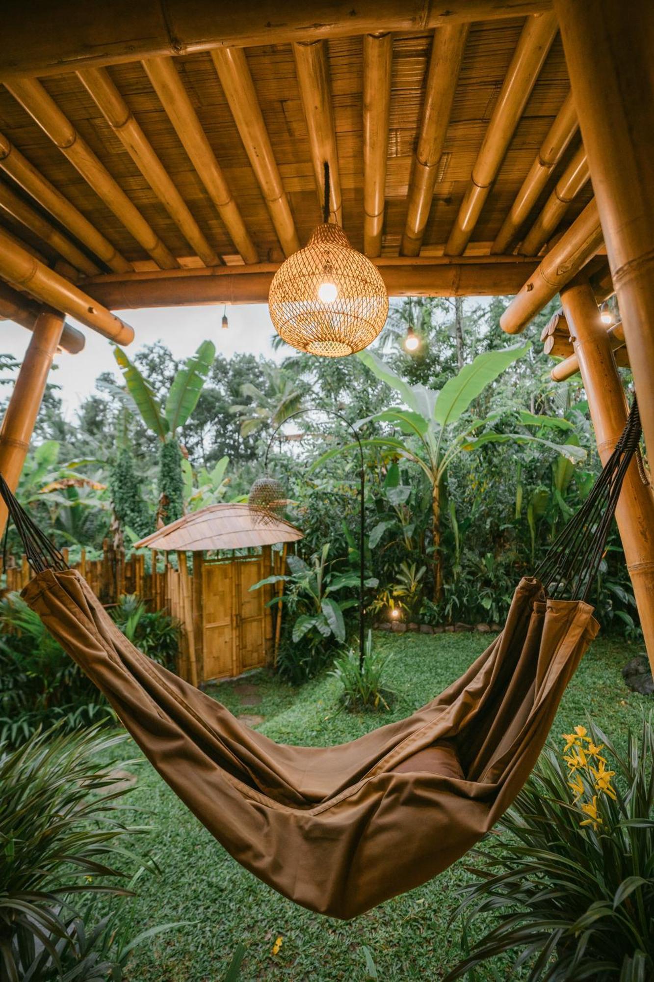 Villa Alamvaya Bali Bamboo House Sidemen  Esterno foto