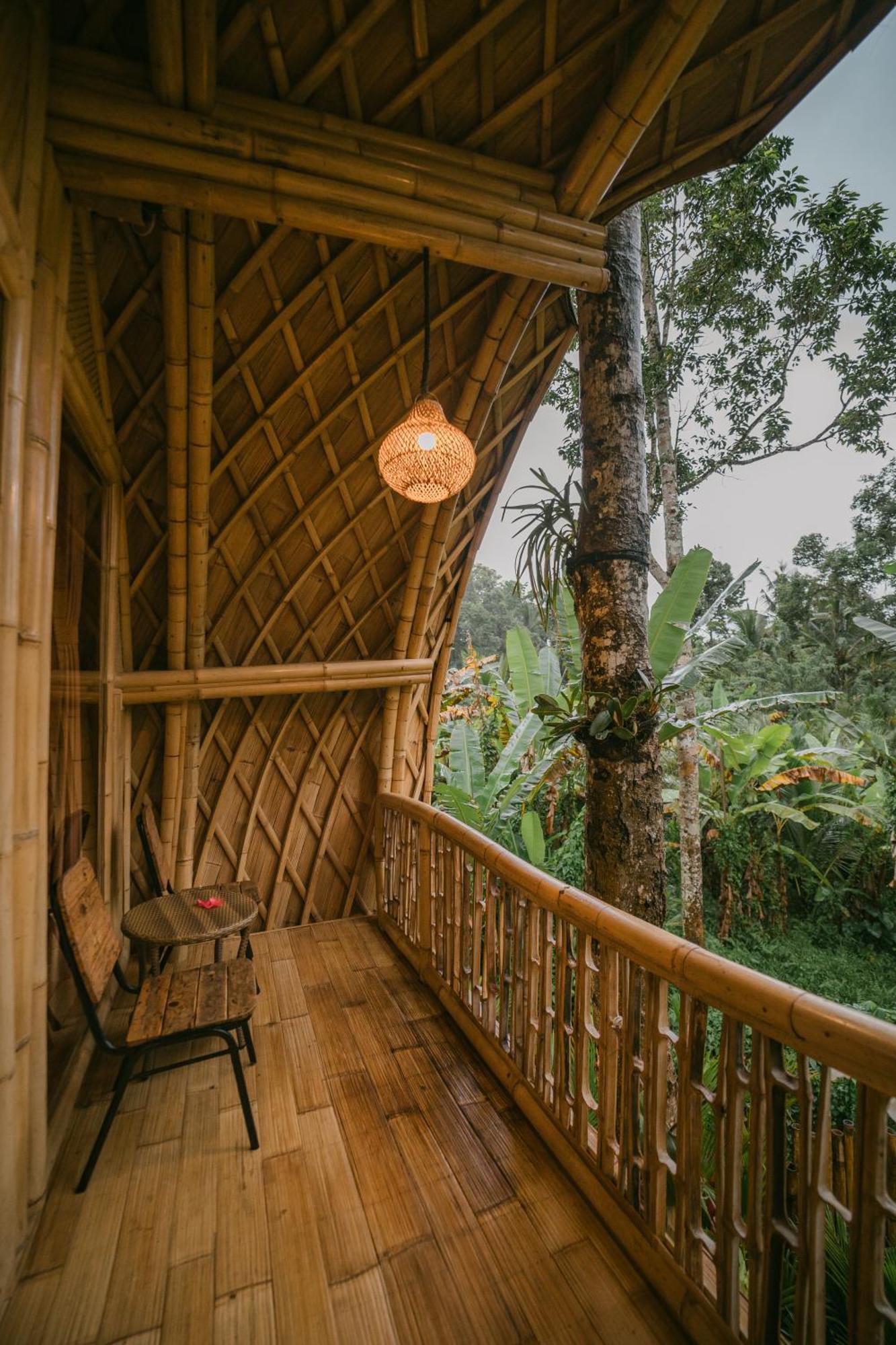 Villa Alamvaya Bali Bamboo House Sidemen  Esterno foto