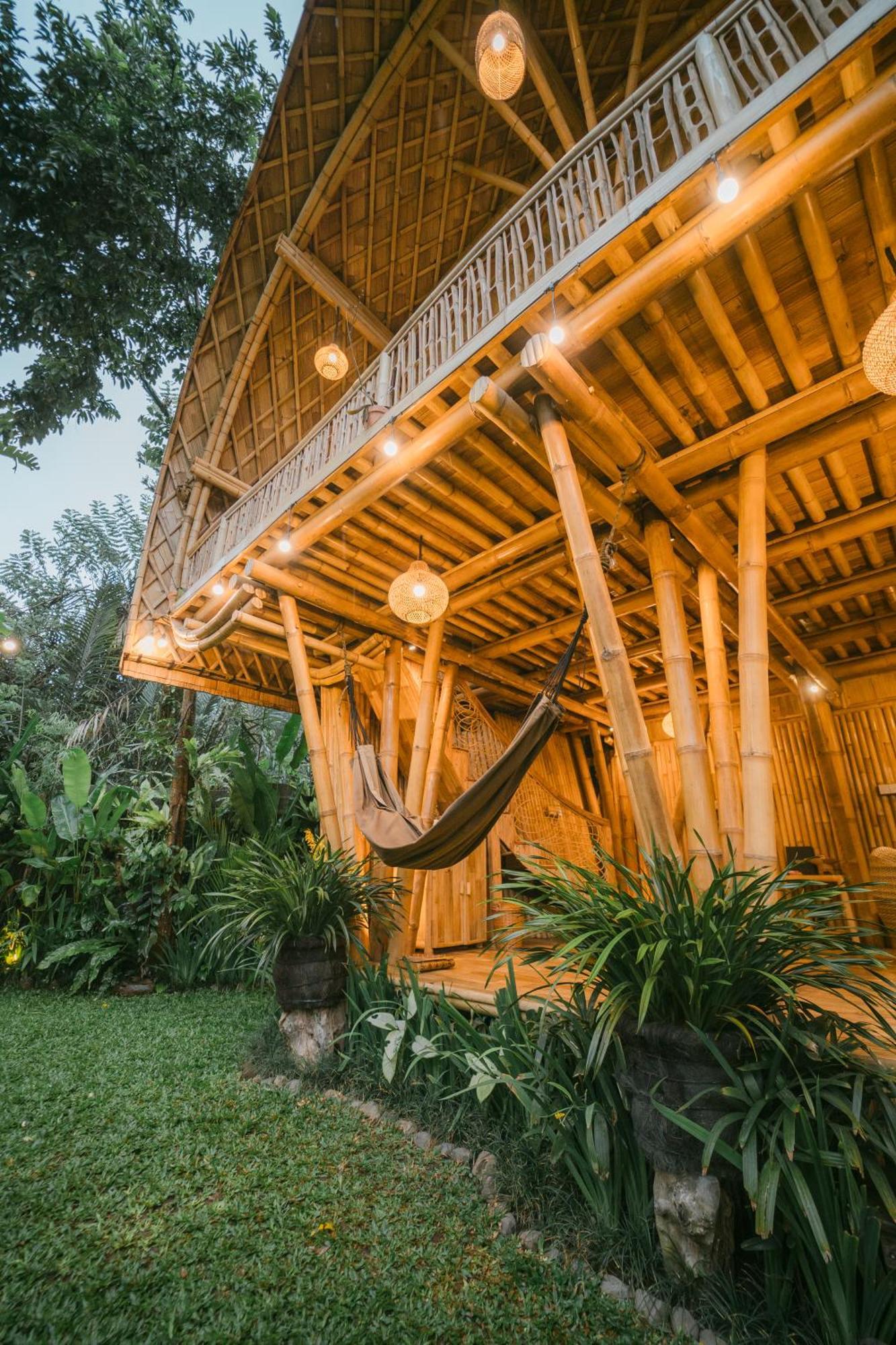 Villa Alamvaya Bali Bamboo House Sidemen  Esterno foto