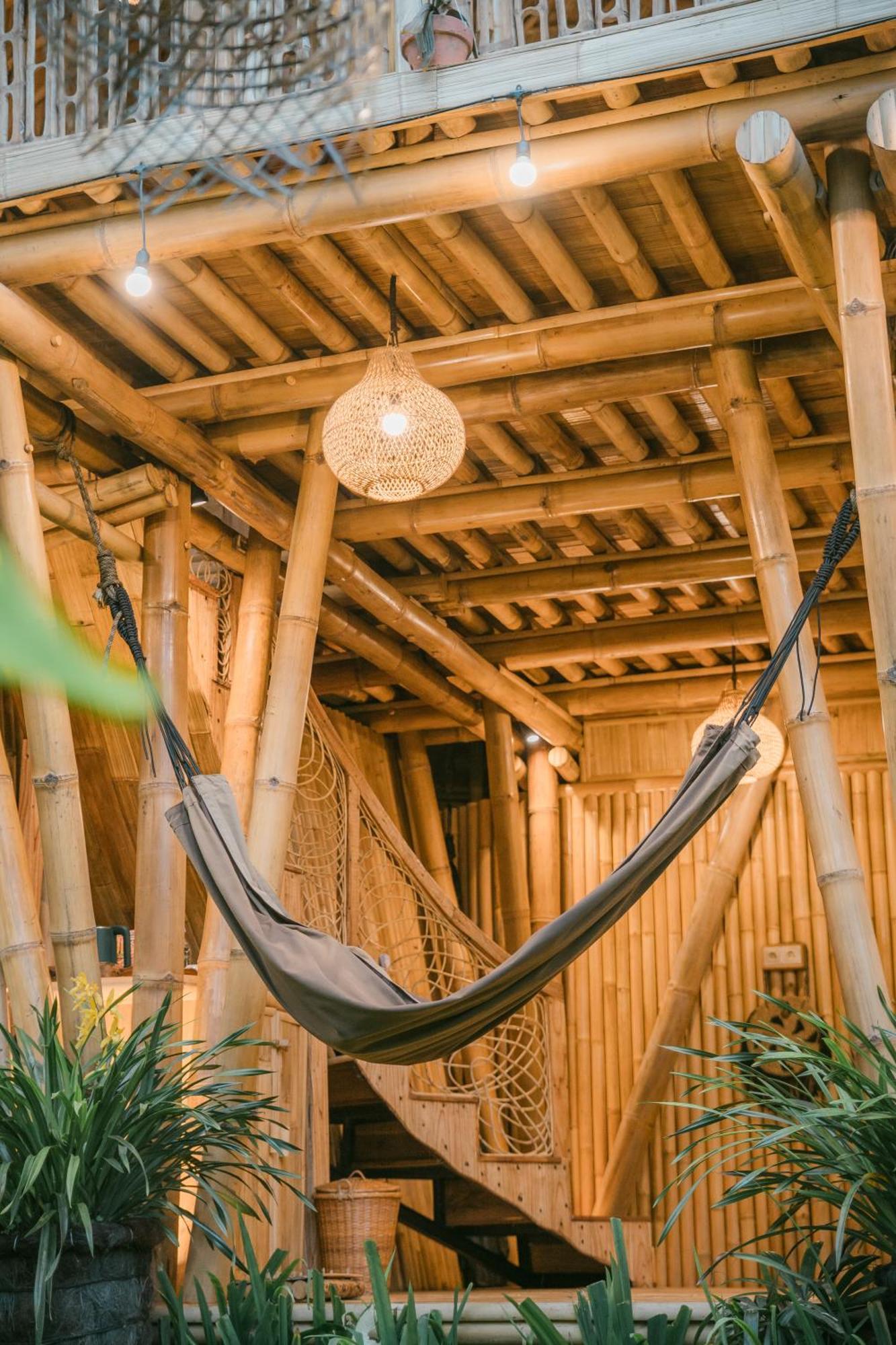 Villa Alamvaya Bali Bamboo House Sidemen  Esterno foto
