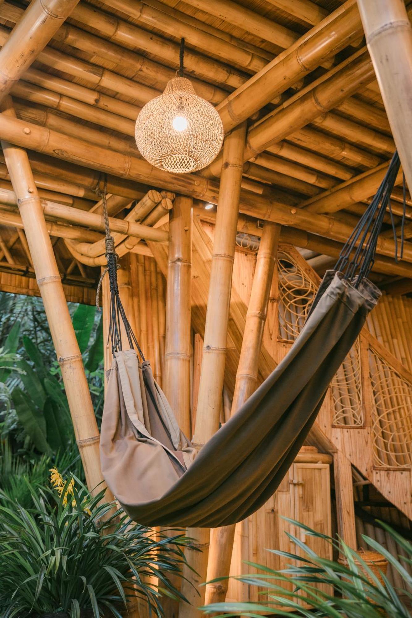 Villa Alamvaya Bali Bamboo House Sidemen  Esterno foto
