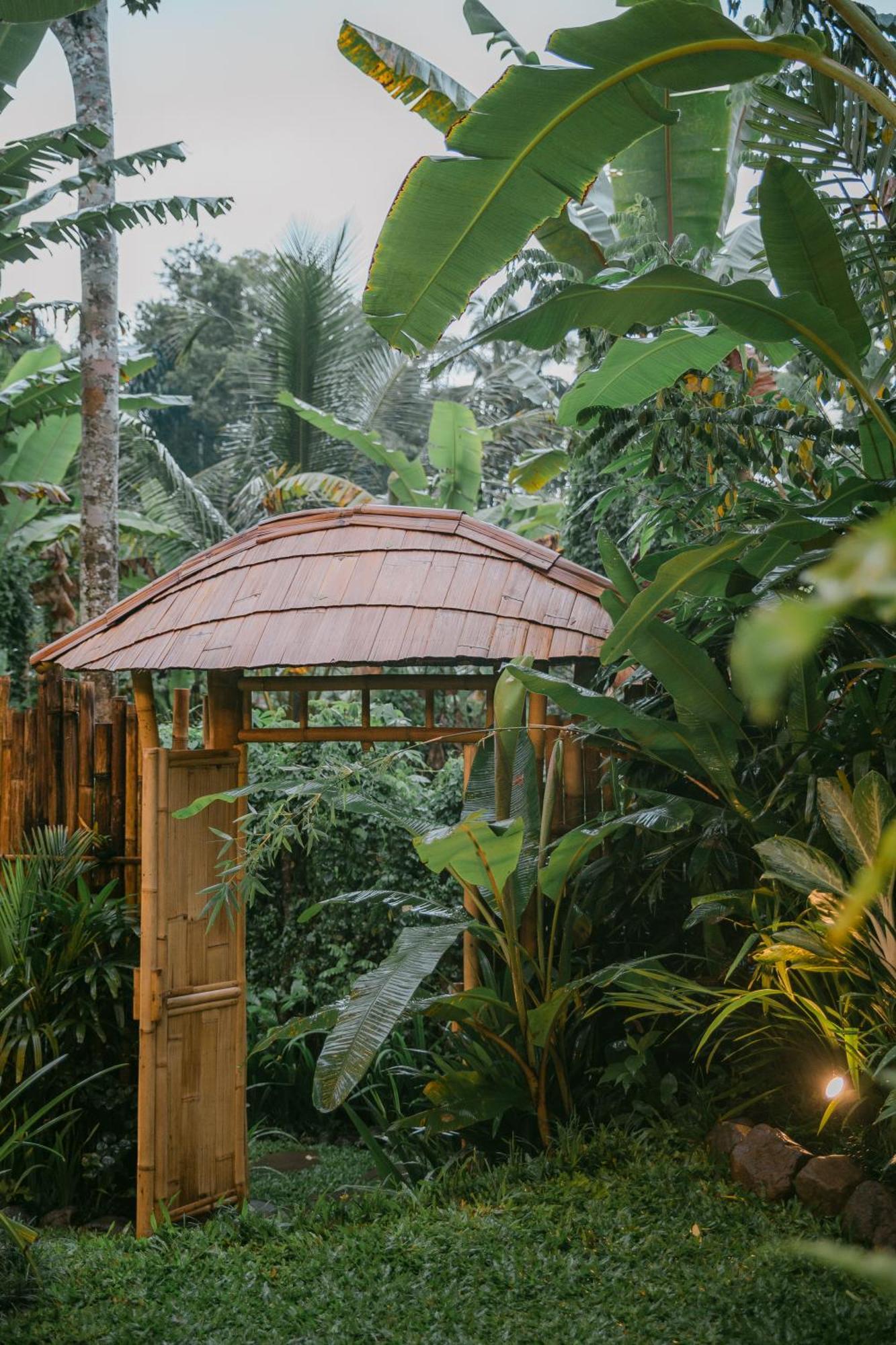 Villa Alamvaya Bali Bamboo House Sidemen  Esterno foto