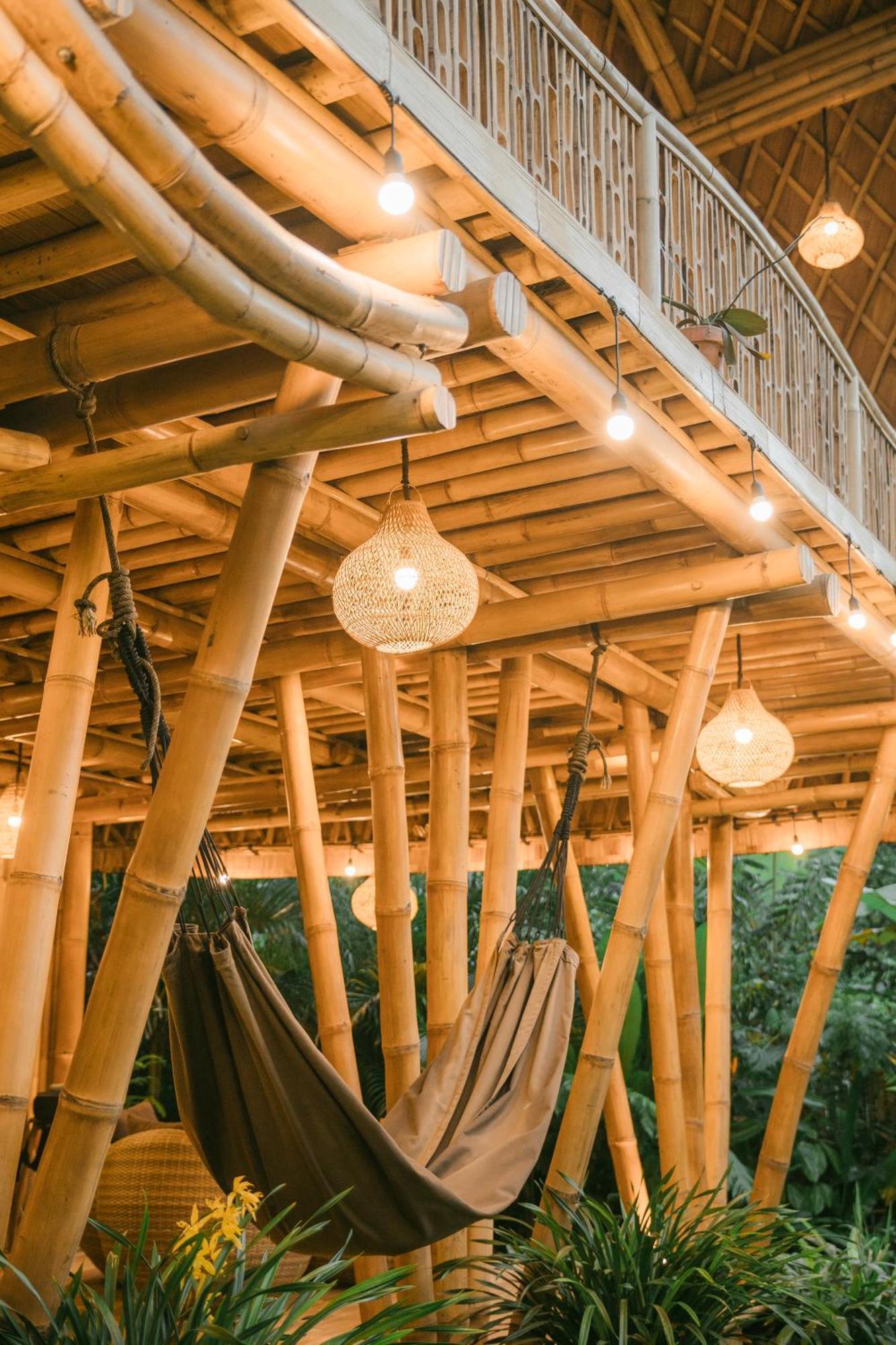 Villa Alamvaya Bali Bamboo House Sidemen  Esterno foto
