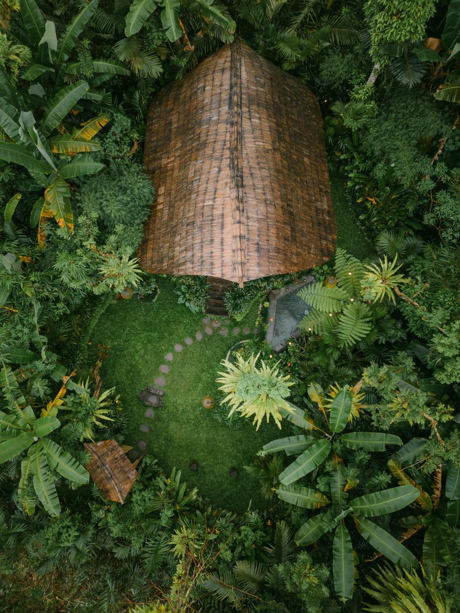 Villa Alamvaya Bali Bamboo House Sidemen  Esterno foto